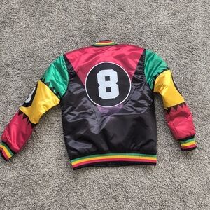 Youth Multicolor Martin 8 Ball Satin Jacket Size small